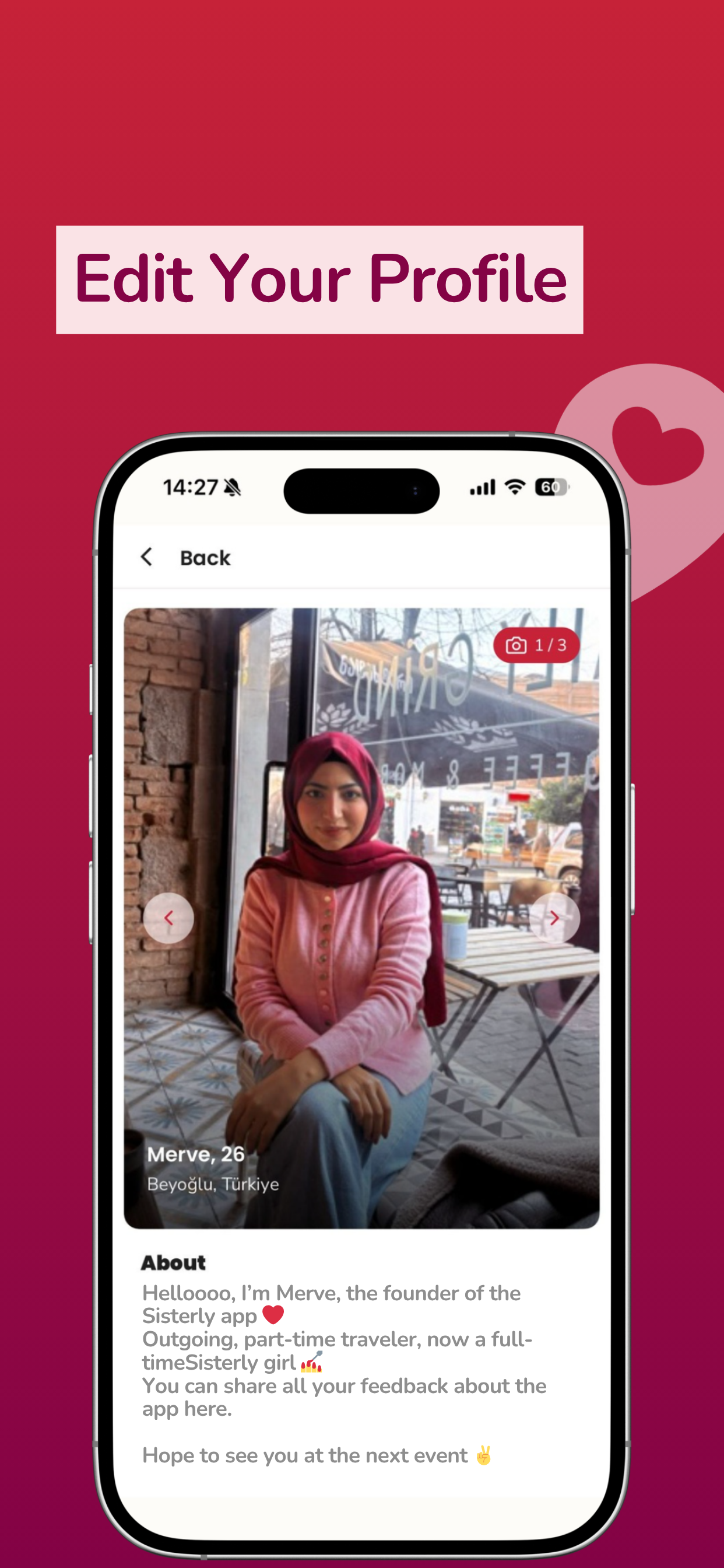 edit profile