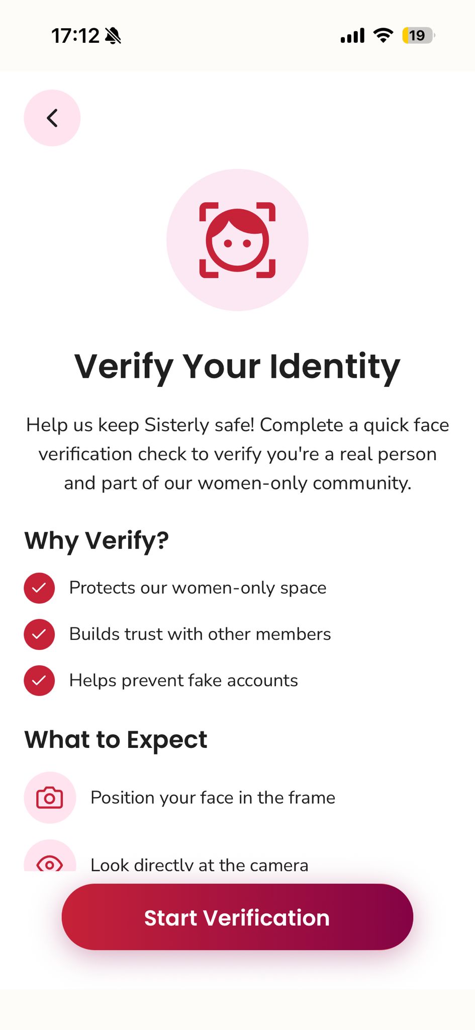 Sisterly App Screenshot