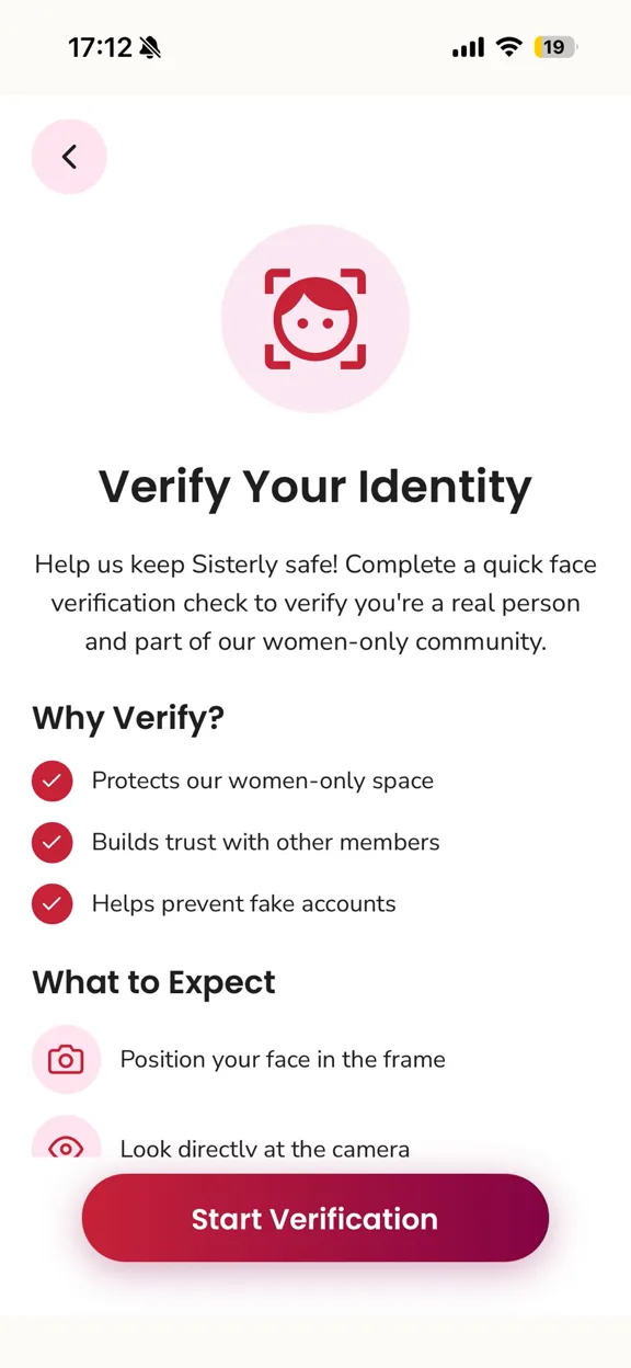 Sisterly App Screenshot